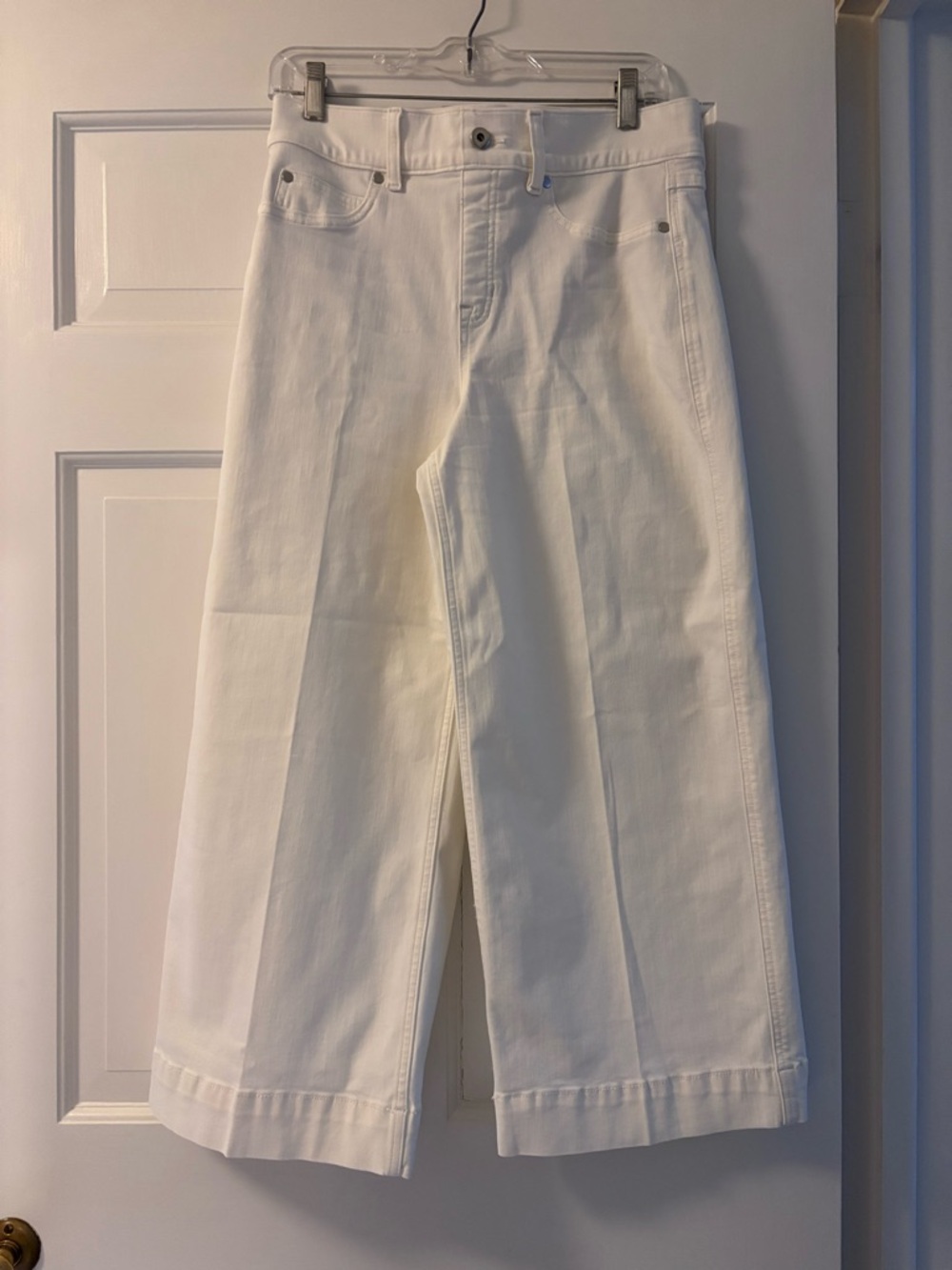 SPANX White Stretch High-Waist Pant